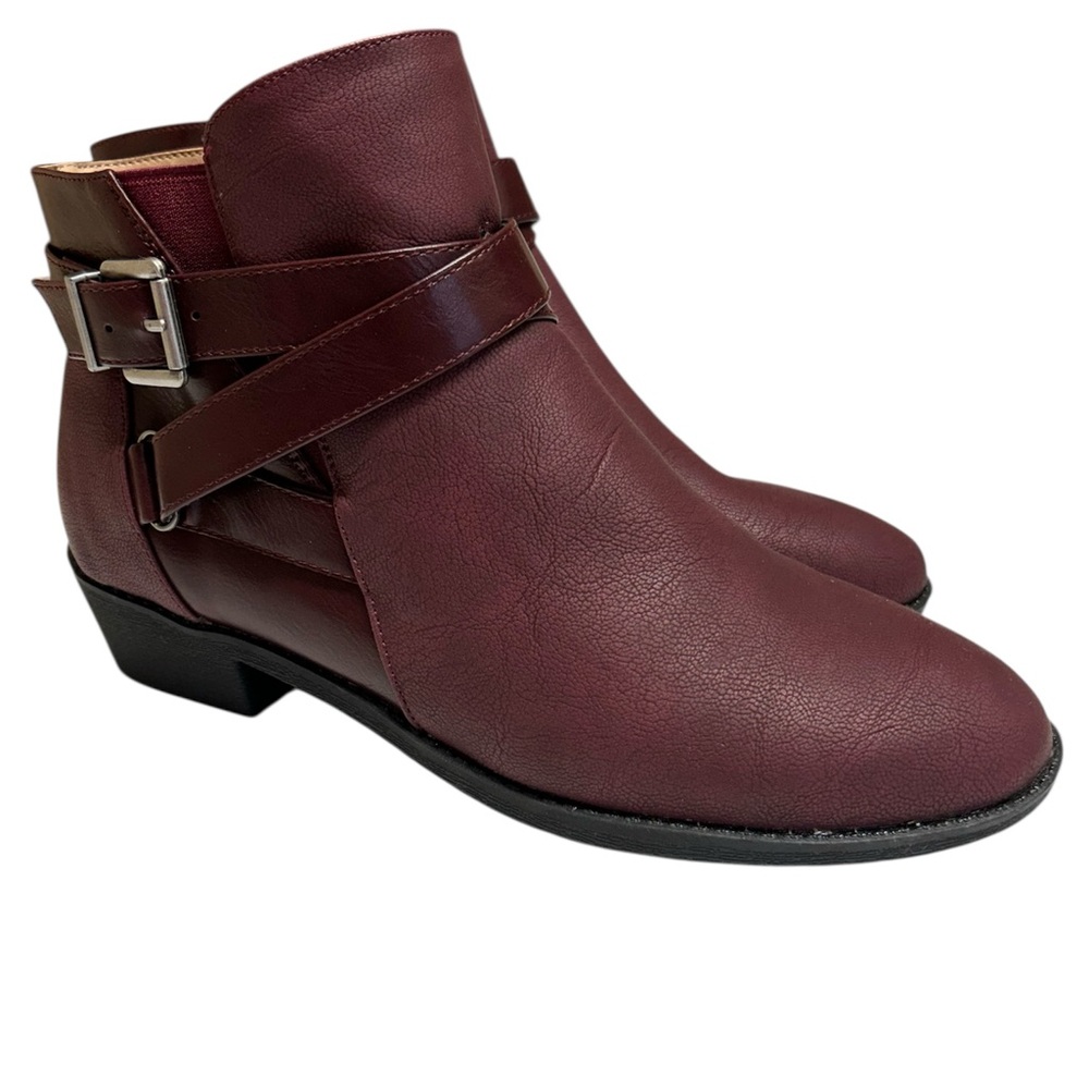LifeStride Women's Brown Jasmina Ankle Bootie Sz 8.5.